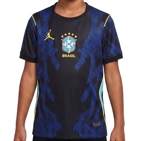 Camisa Infantil Seleção Brasileira Azul 2026 - Nacional