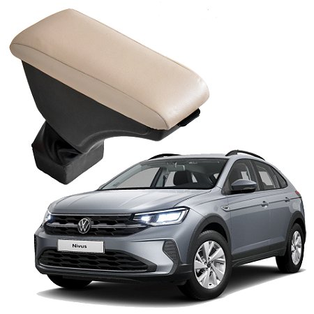 Descanso Apoio De Braço Vw Nivus Sense Somente Pcd A Partir De 2024 Em Couro, Material Sintético ou Tecido