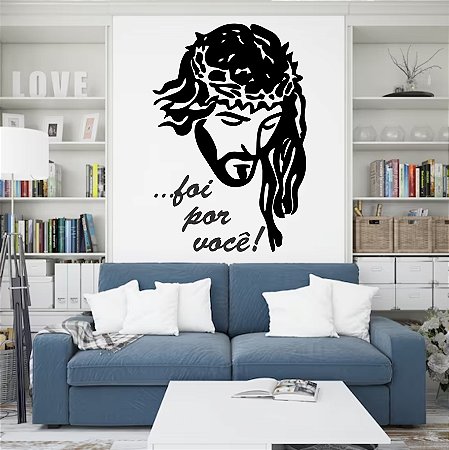 Adesivo Decorativo ''Foi por Você''