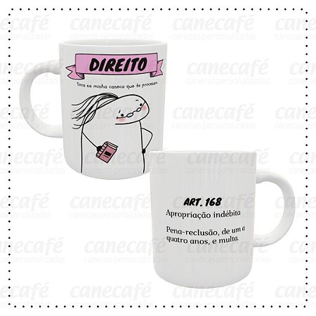 Caneca cerâmica 325ml - Direito
