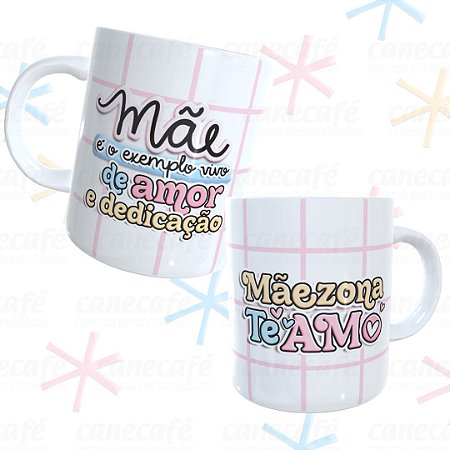 Caneca cerâmica 325ml - Mãezona