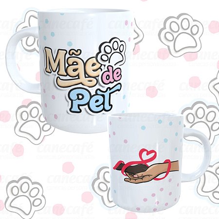 Caneca cerâmica 325ml - Mãe de Pet 2