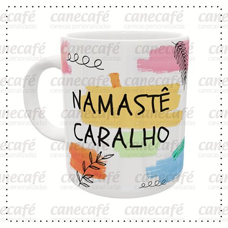 Caneca cerâmica 325ml - Namastê