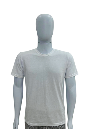 Camiseta Malha Básica Branca