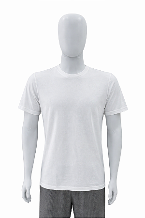 Camiseta Malha Algodão Branca