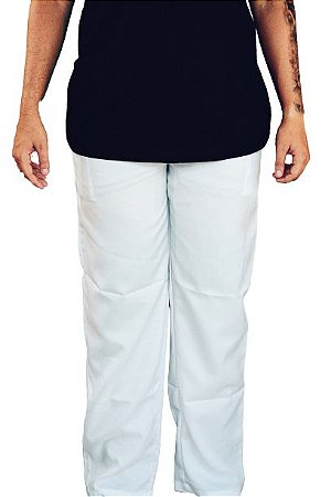 CALÇA DE OXFORD COM ELÁSTICO – Haddad Uniformes