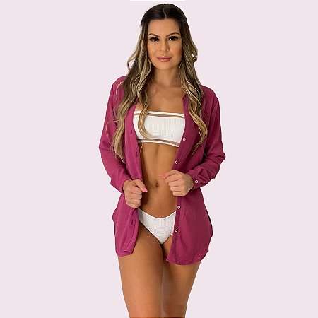 Camisa de Praia Marsala G/GG