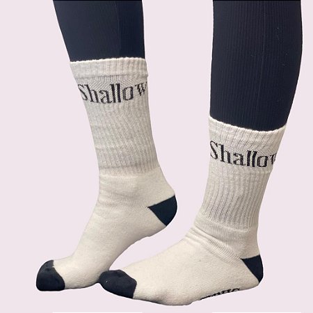 Meia Shallow Branca
