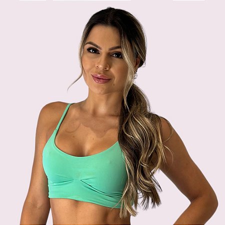 Top Yasmim Suplex Verde Menta