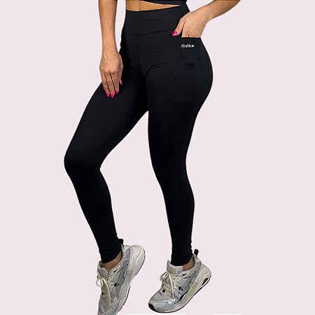 Legging com Bolso Preto