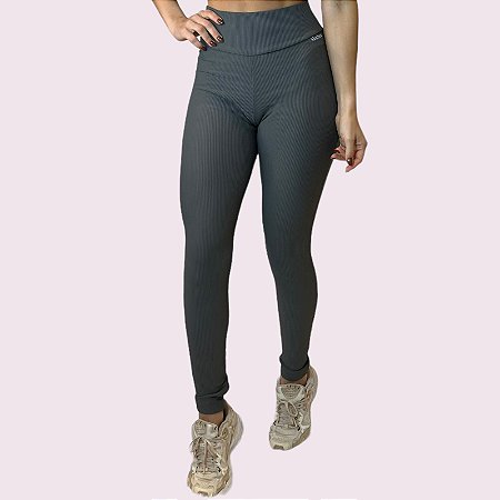 Legging Kim Cotelê Grafite