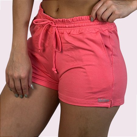 Shortinho Kassy Moletinho Rosa