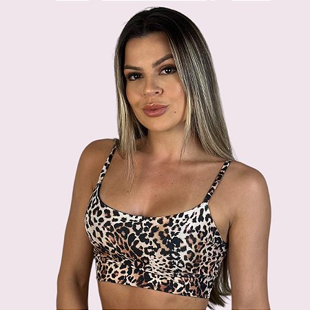 Top Isa Estampa Onça