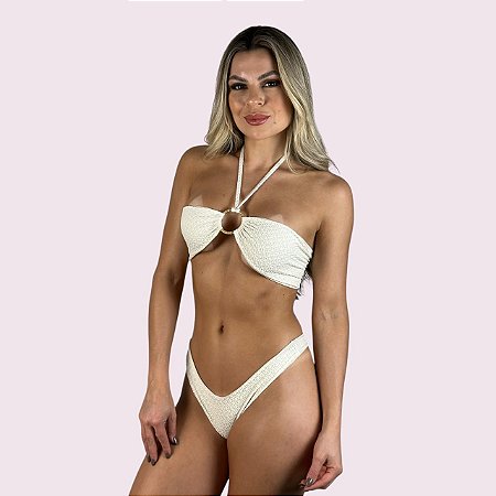 Biquíni Malta Texturizado Off White