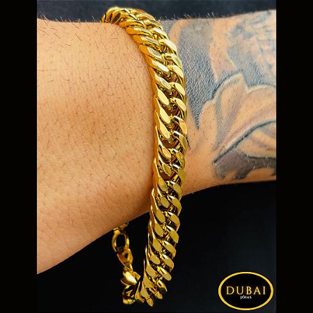 Pulseira Banhada a Ouro 18k Grumet