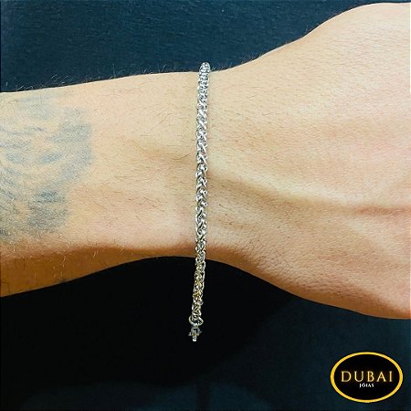 PULSEIRA RABO DE DRAGÃO AÇO INOX