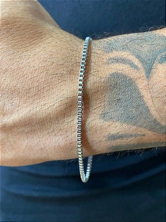 PULSEIRA TIJOLINHO AÇO INOX