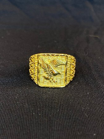 DEDEIRA ÁGUIA BANHADA A OURO 18K