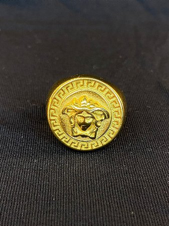 DEDEIRA MEDUSA BANHADA A OURO 18K
