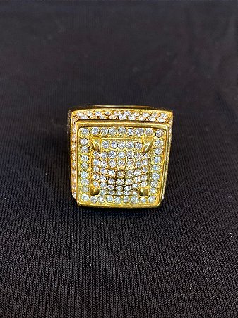 DEDEIRA CRAVEJADA BANHADA A OURO 18K