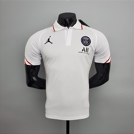 camisa psg polo branca