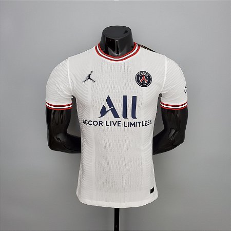 Camisa Versão Jogador PSG Branca 21/22 - Shop Futebol