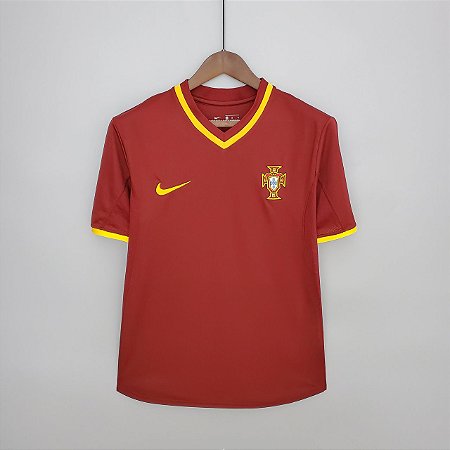 Camisa Portugal Retrô 2000 Home