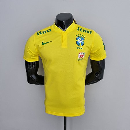 Camisa Brasil gola amarela 21/22 - Shop Futebol
