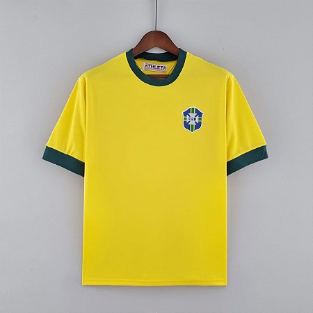 Camisa Brasil Retrô 1970 Home - Shop Futebol