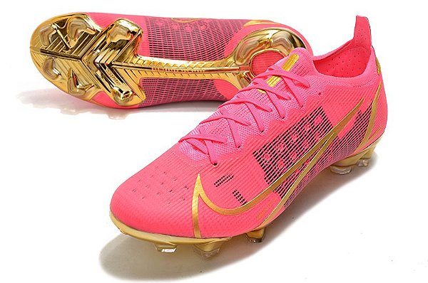 Chuteira Nike Mercurial Vapor XIV Elite rosa ( campo) - Shop Futebol