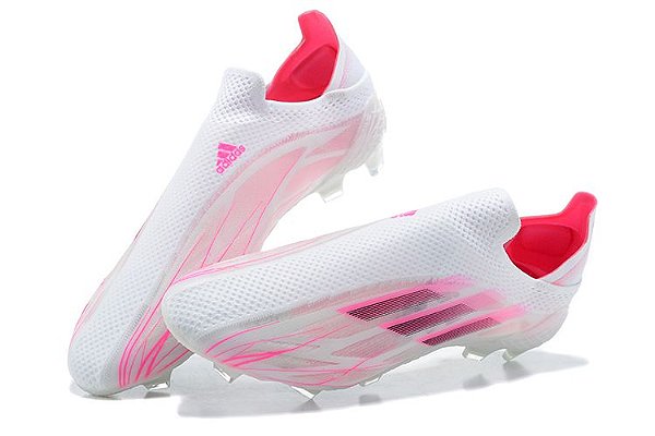 Chuteira Adidas Speedflow+ FG braca e rosa( campo) - Shop Futebol