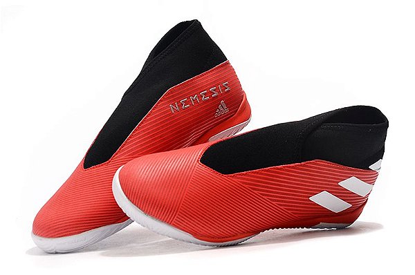 Chuteira Futsal Adidas Nemeziz 19.3 Laceless vermelha( Quadra) - Shop  Futebol