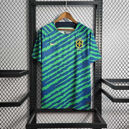 Camisa do Brasil pré-jogo 2022 - Shop Futebol