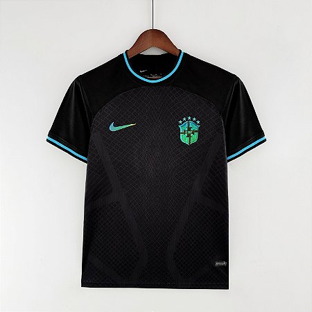 Camisa Brasil concept preta-2022