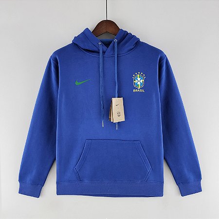Moletom Seleção Brasileira azul 2022 - Shop Futebol