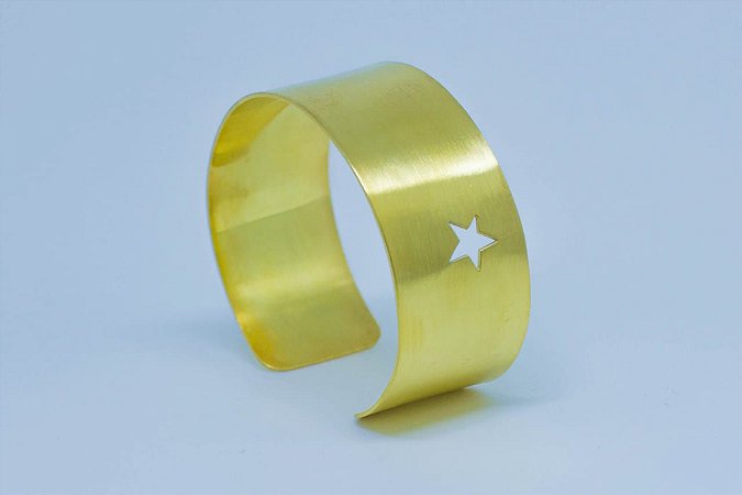 Pulseira  Ajustavel Star - Prata  925 - (Banhado de Ouro-18k).