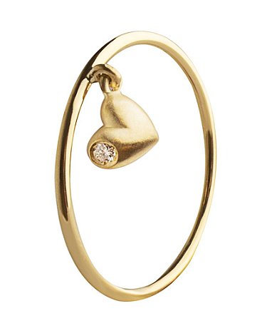 Anel Heart de Ouro com Brilhantes - 18k