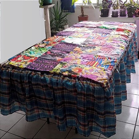 Colcha de retalhos solteiro