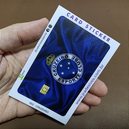 CARD STICKER - CRUZEIRO