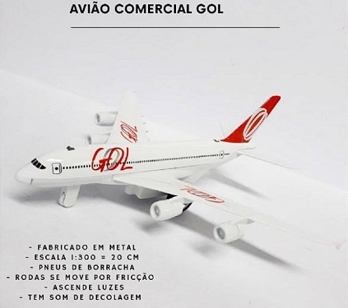 Avião Miniatura GOL