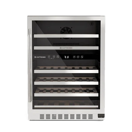 Adega Inox 44 Garrafas Dual Zone Built-In Connect