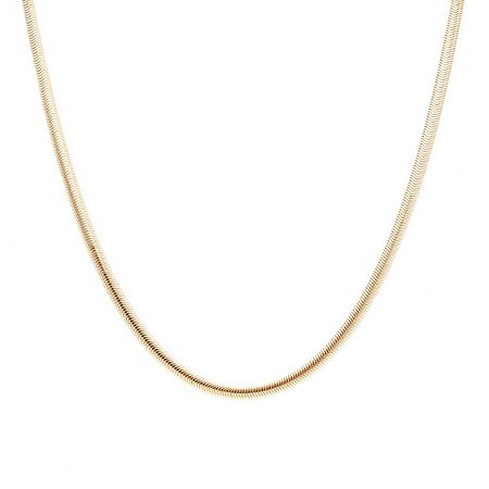 Colar Estilo Centopeia Dourado