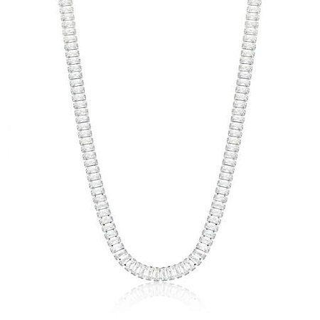 Colar Choker Baguetes Luxo