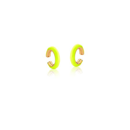 Brinco Piercing Argola Esmaltado (com variações)
