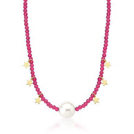 Colar com Cristais Búlgaros Pink