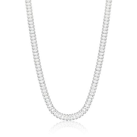 Colar Choker Baguetes (com variações)