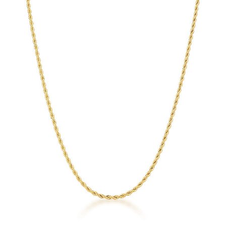 Colar Cordão Baiano 2mm Dourado