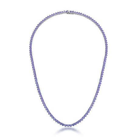 Colar Riviera 3 Garras Tanzanita - 40cm