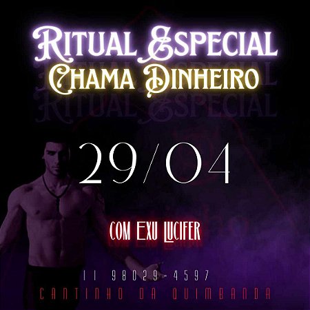 RITUAL ESPECIAL CHAMA DINHEIRO COM EXU LUCIFER