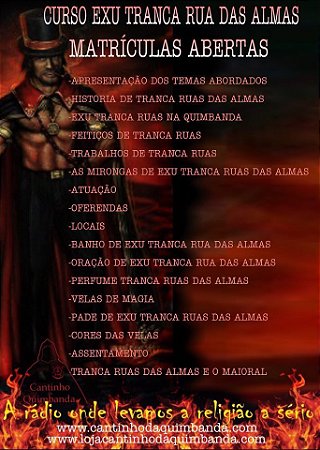Curso Exu Tranca Rua Das Almas